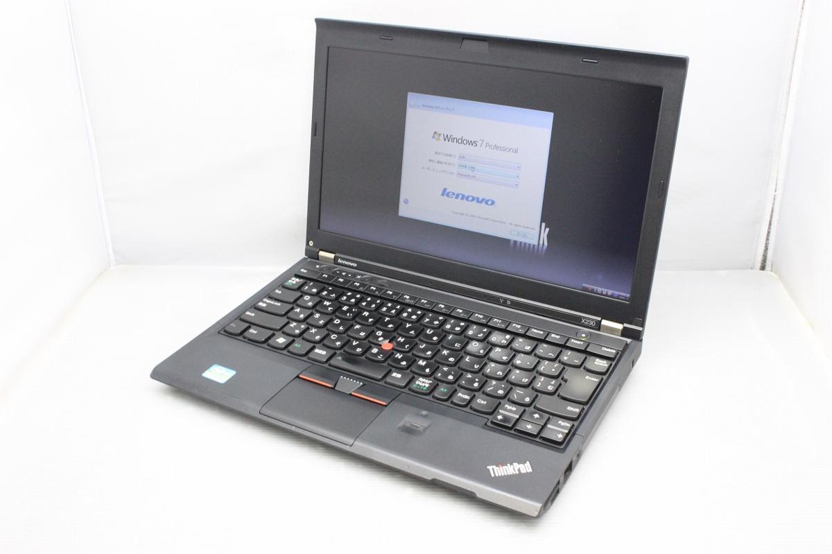 第3世代】□ Lenovo/ ThinkPadX230 / i5-3320M / 4G / 320G 