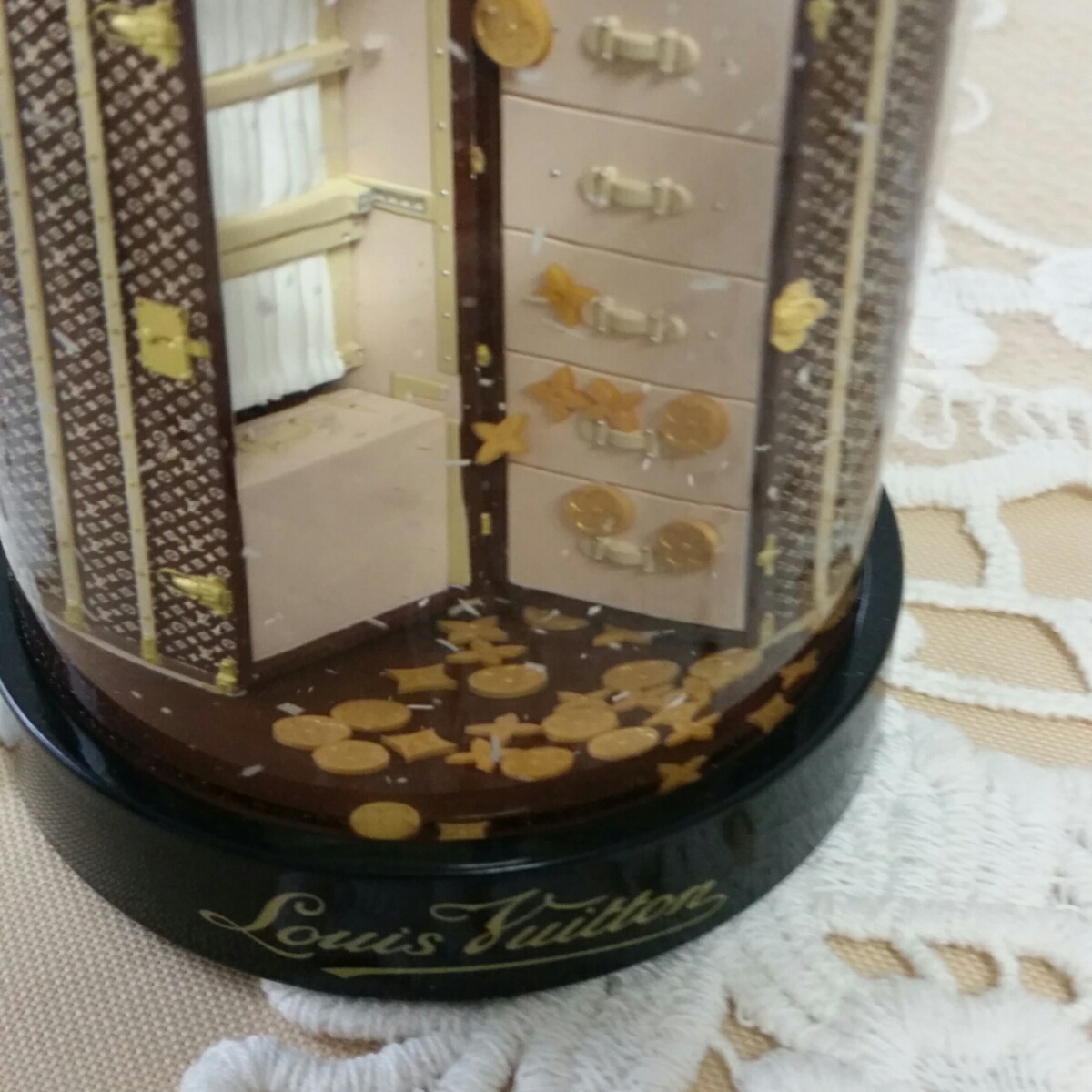 ルイ・ヴィトン ノベルティ ドームオブジェ トランク モノグラム レア