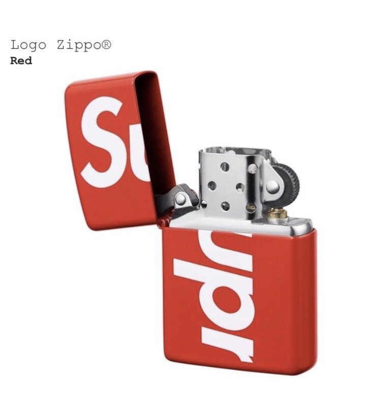 即決 新品未使用 国内正規品 シュプリーム Supreme 18ss Logo Zippo 