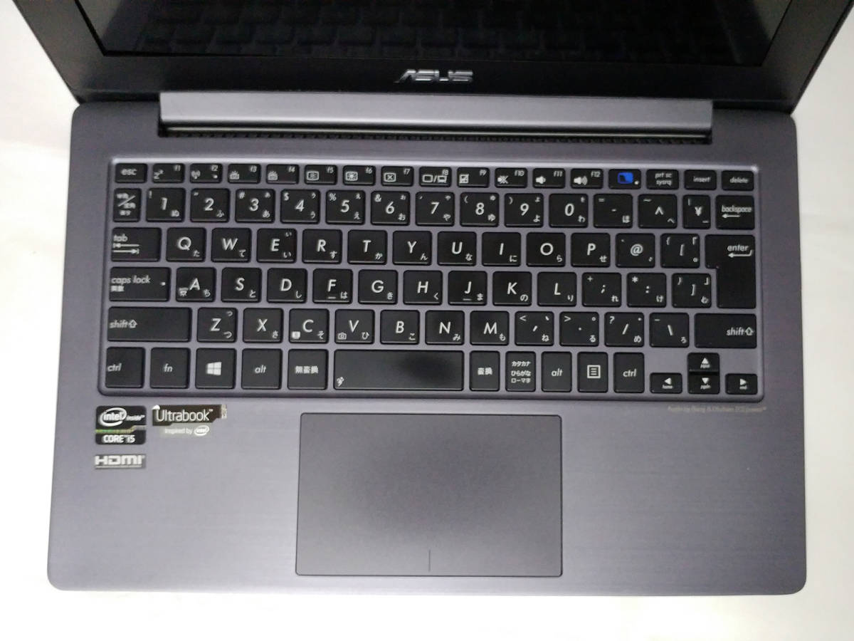 ジャンク ASUS taichi21 Intel core i5 シールより判定