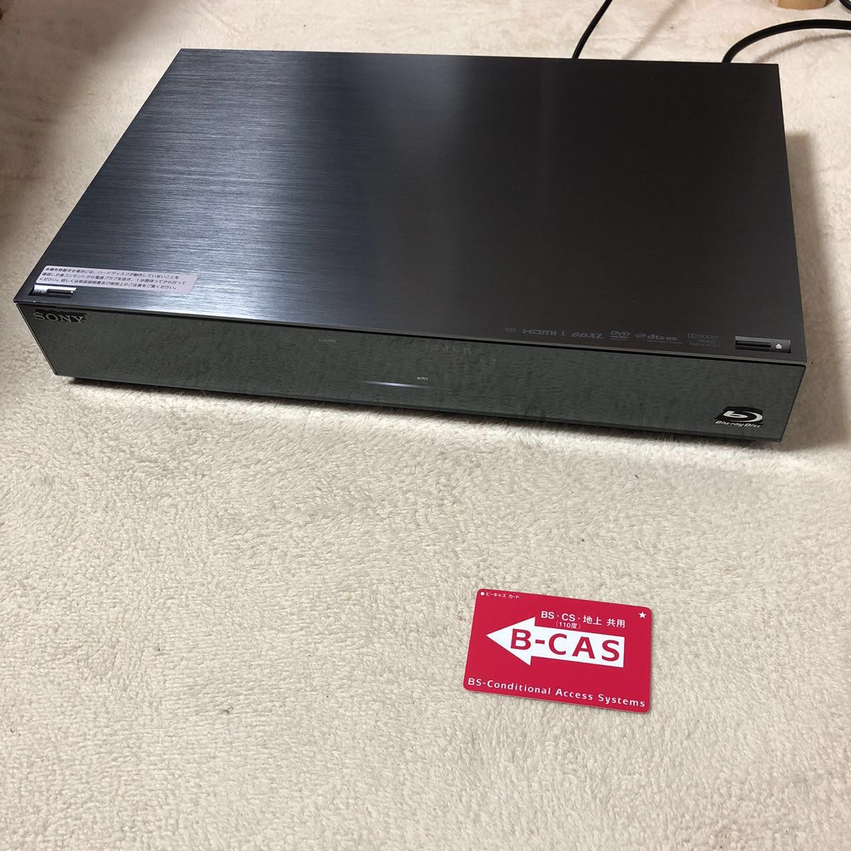 爆買い，人気セール 極上品 最高級 SONY ソニー BDZ-AX2700T Blu-ray 2TB BD/HDDレコーダー 3番組同時録画 B-CASカード 電源コード付き 2012年製(ソニー)｜売買されたオークション情報、yahooの商品情報をアーカイブ公開 - オ ソニー