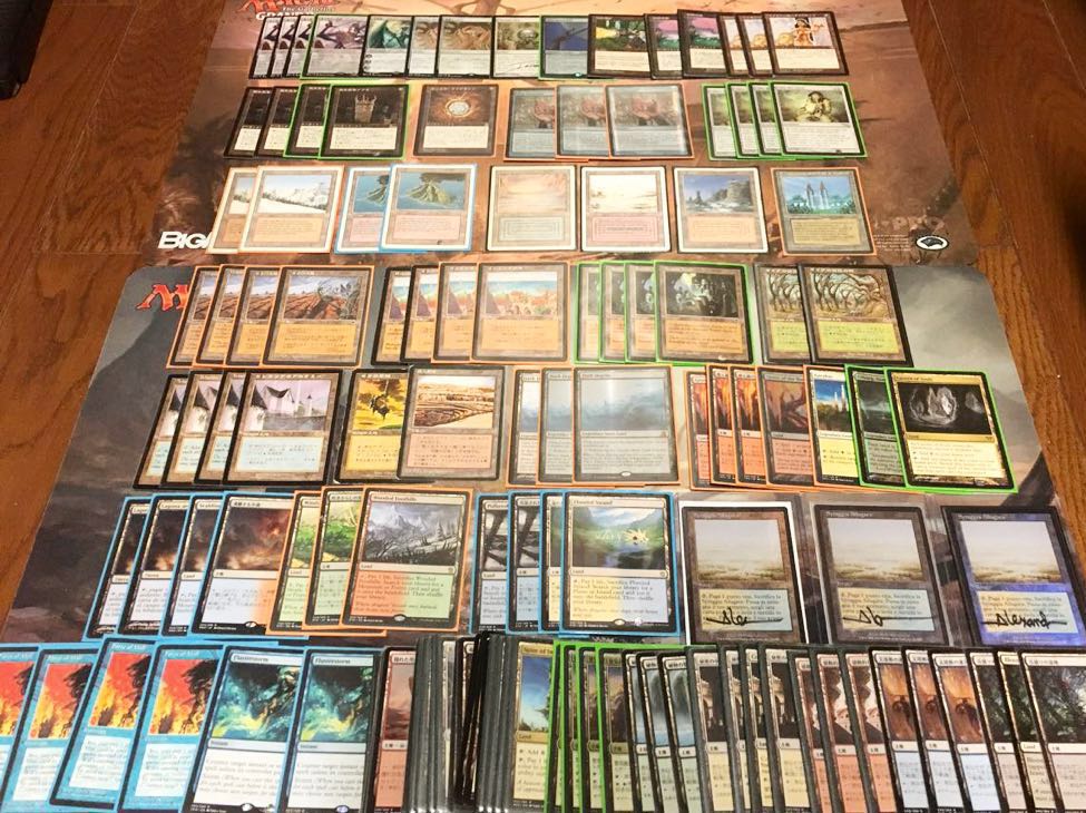 MTG引退処分 レガシーdeckなどまとめて 土地単エルドラージデルバー再  