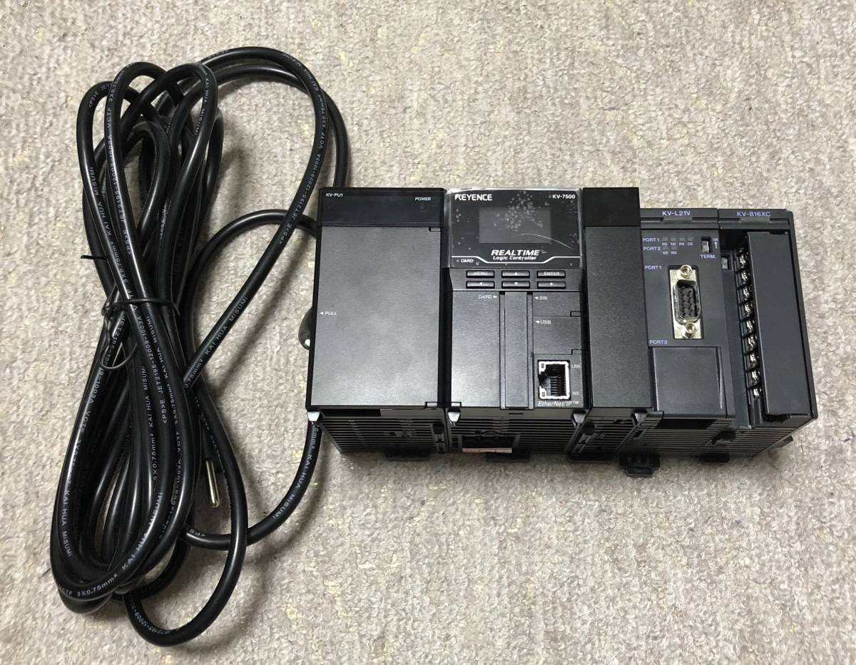 KV-7500 KEYENCE キーエンス - CPU 内蔵 | PLC 追加ユニット ＋ CPU