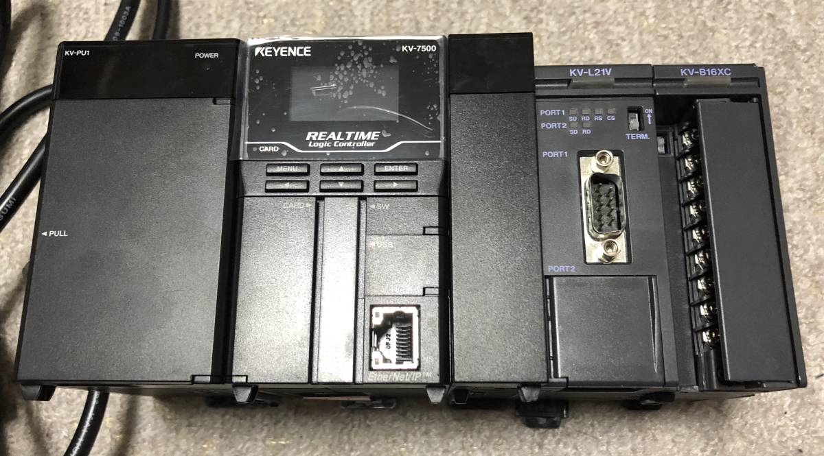 KV-7500 KEYENCE キーエンス - CPU 内蔵 | PLC 追加ユニット ＋ CPU