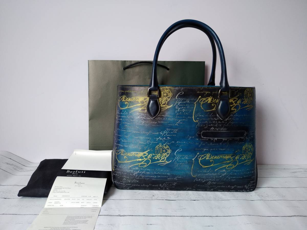 ベルルッティ Berluti カリグラフィ ラウンドファスナー ヴェネチア 
