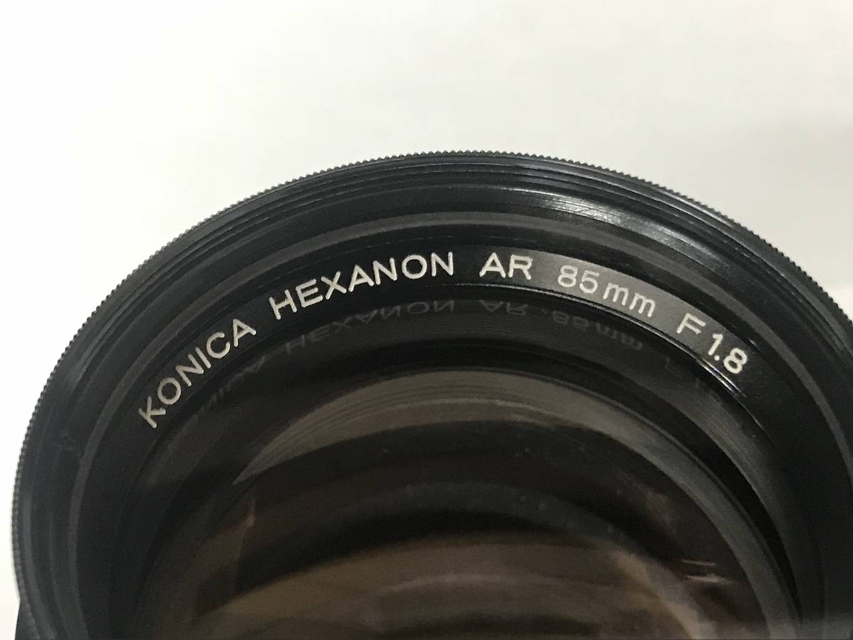 KONICA　コニカ　レンズ　85mm　F1.8　HEXANON　AR　