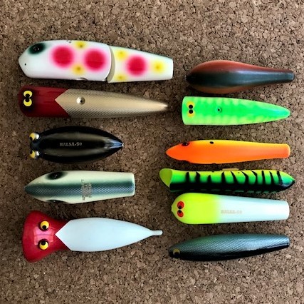 ザウルス ジャンク品 バルサ50 トップウォータープラグ 製造途中の