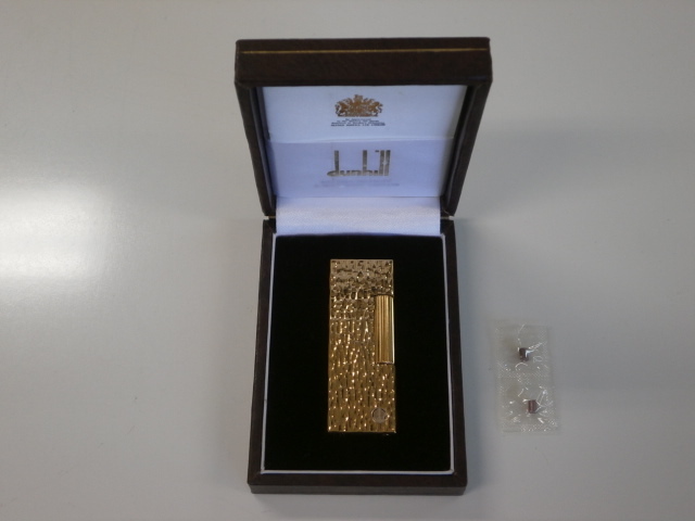 ダンヒル 極美品▽Dunhill 現行品 新型 スクエア 総柄 Dunhill 