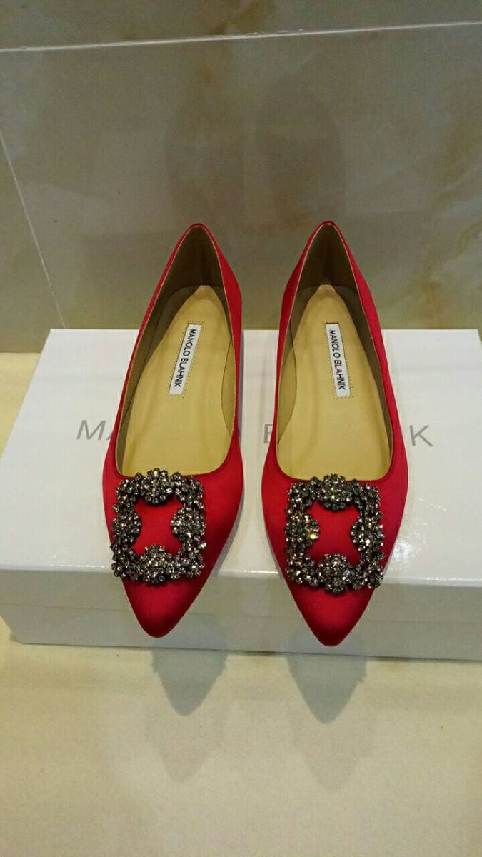 MANOLO BLAHNIK マノロブラニク パンプス レディース レッド パンプス