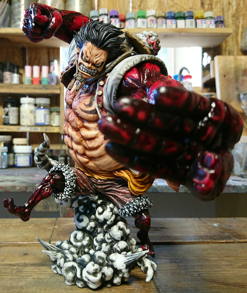 ギア4 ルフィ リペイント ワンピース 一番くじ Battle Selection A賞 フィギュア カスタムペイント Onepiece モンキー D ルフィ 売買されたオークション情報 Yahooの商品情報をアーカイブ公開 オークファン Aucfan Com