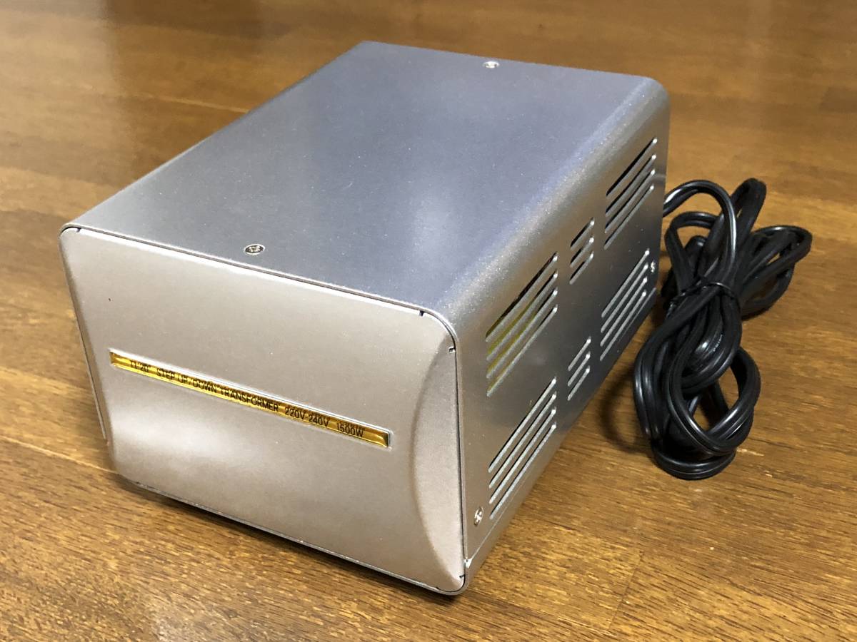 カシムラ 変圧器 TTS-20C 1500VA 220-240V 送料込み 【即決】 Amazon