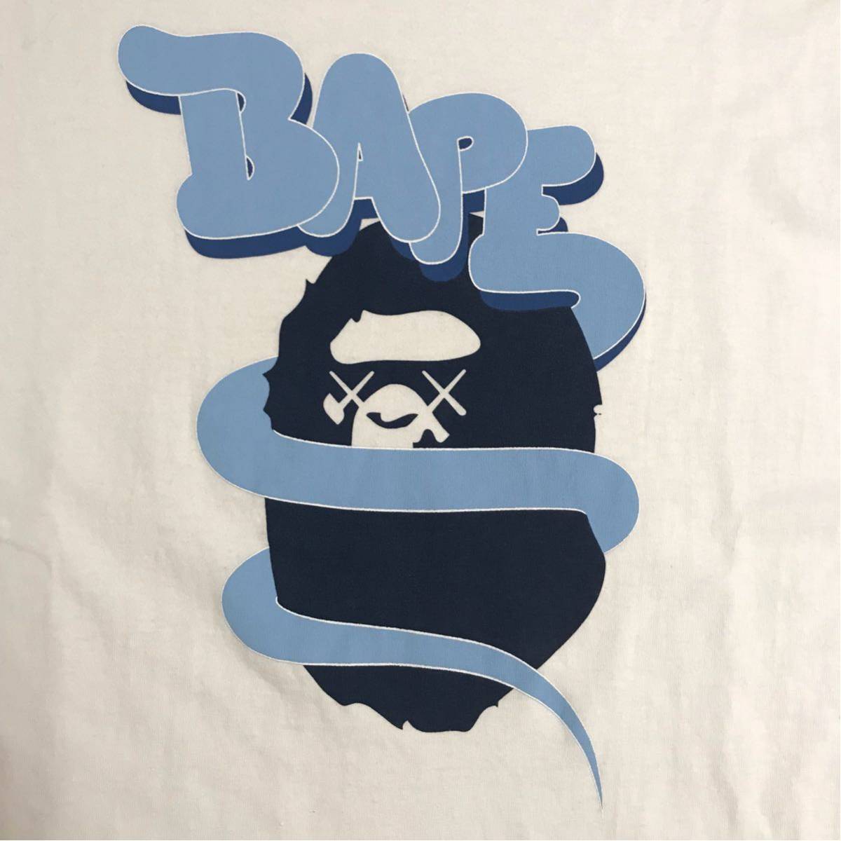 kaws × bape ape head ロゴ ロンT Mサイズ カウズ a bathing ape 