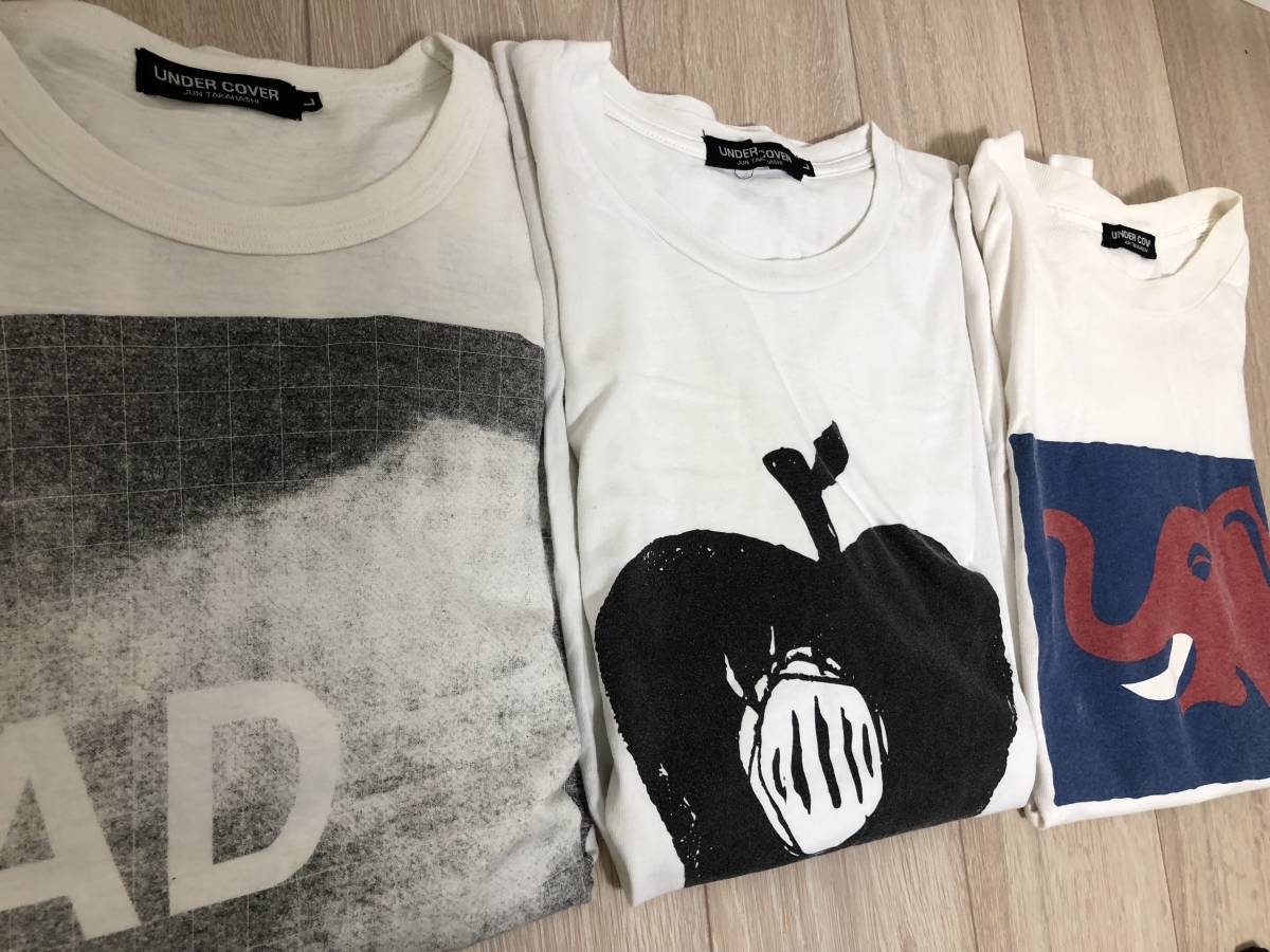 赤字超特価，得価 アンダーカバー UNDERCOVER Tシャツ3枚セット⑤ L size Supreme APE AFFA Fragment(Mサイズ)｜売買されたオークション情報、yahooの商品情報をアーカイブ公開 - オークファン 男性用