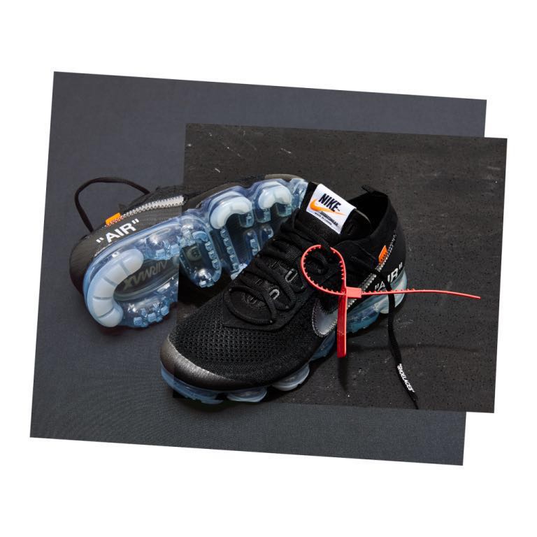 《ナイキ オフホワイト 26.5cm》NIKE AIR VAPOR MAX OFF WHITE The Ten Black