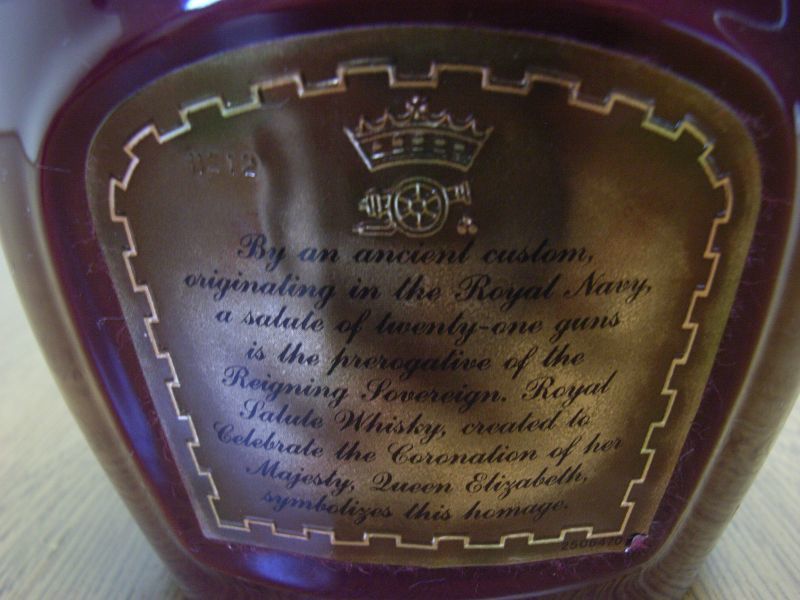 GM8☆古酒 ROYAL SALUTE SCOTCH WHISKY 21年 赤 700ml ロイヤル