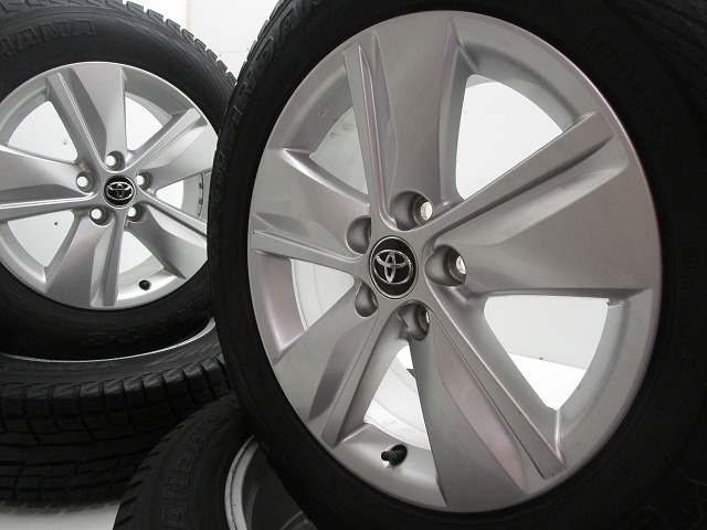 225⁄65R17 トヨタ純正アルミホイール RAV4 スタッドレス 残り溝