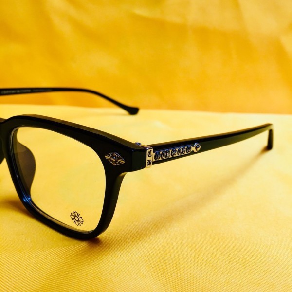 ★新品同様★クロムハーツCHROME HEARTS BK STIFFIE メガネ　ブラック　黒 眼鏡フレーム 度なし_3