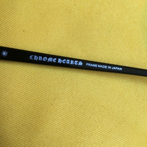 ★新品同様★クロムハーツCHROME HEARTS BK STIFFIE メガネ　ブラック　黒 眼鏡フレーム 度なし_5