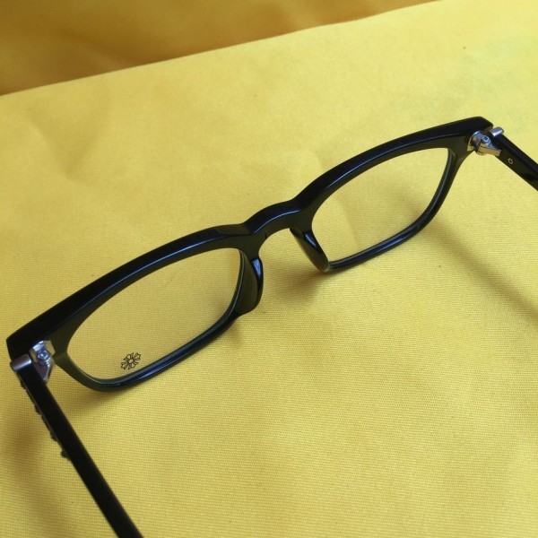 ★新品同様★クロムハーツCHROME HEARTS BK STIFFIE メガネ　ブラック　黒 眼鏡フレーム 度なし_8