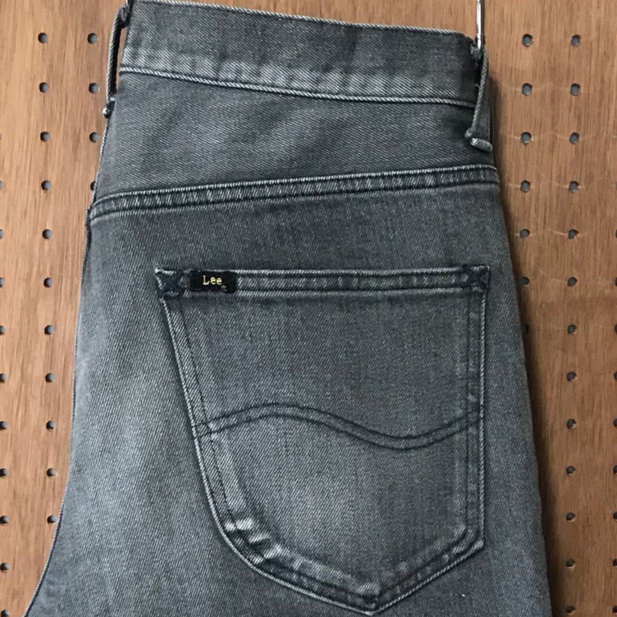 美品 Lee 101 U.K FIT W31 タイトスキニー グレー リー LM9311 裾上げ 