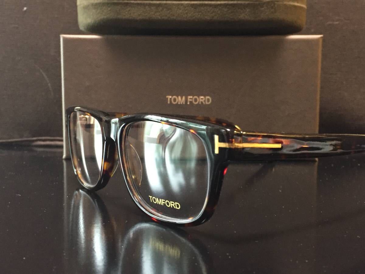 トムフォード 眼鏡フレーム TOMFORD TF5176 002 55□17 145 ベッコウ 