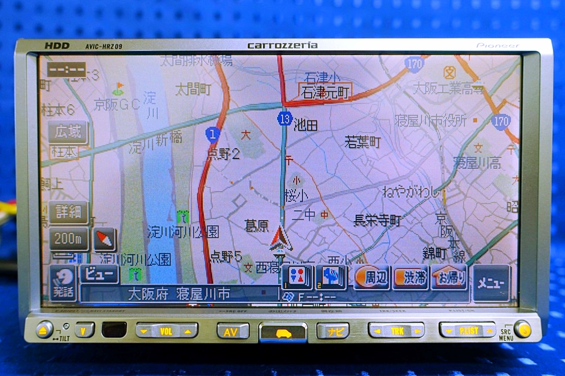B633) ☆ カロッツェリア 地図2009年 HDDナビ AVIC-HRZ09 チェックOK