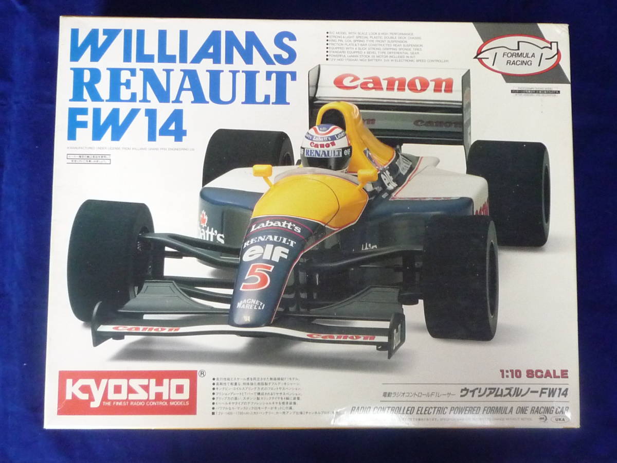 1⁄10 FW14 F1 Williams KYOSHO 京商 RENAULT RC Renault ウィリアムズ