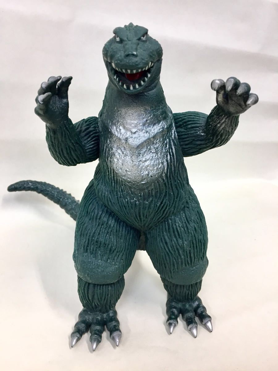 「モスラ対ゴジラ」ソフビ人形・ゴジラ（中古・１９８３年・プラタグ付き） BANDAI バンダイ ☆ ゴジラ ソフビ 1983 ☆ ゴジラ シリーズ モスラ対