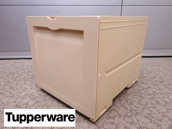 TUPPERWARE 未使用□タッパーウェア スーパーチェスト ミニ（クリーム