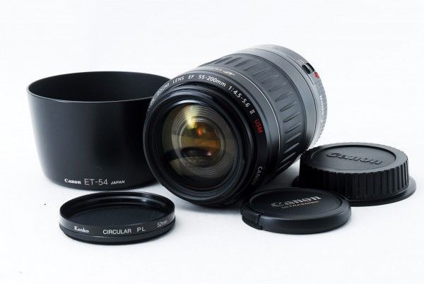  超 Canon キャノン EF 55-200mm F4.5-5.6 USM Ⅱ オマケ付 #03121(キヤノン)｜売買されたオークション情報、yahooの商品情報をアーカイブ公開 - オークファン キヤノン