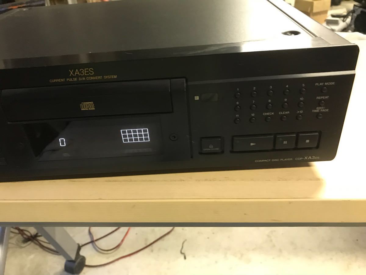 SONY ソニー CDプレーヤー CDP-XA3ES 通電確認 動作未確認 売り切り
