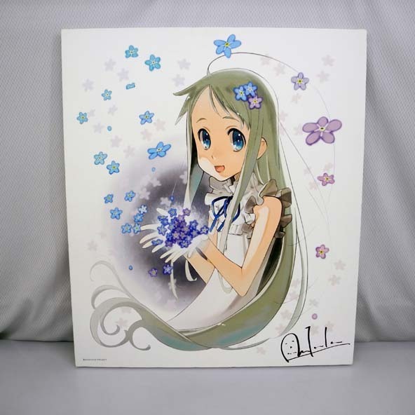 あの日見た花の名前を僕たちはまだ知らない。 キャンバスアート めんま 中古】アニプレックス+ あの花 あの日見た花の名前を僕達はまだ