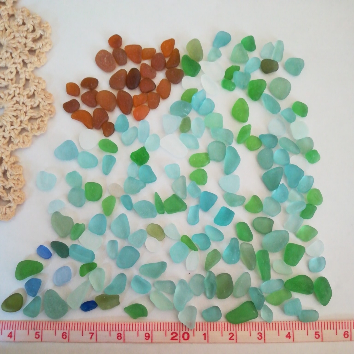 シーグラス・ビーチグラス・小さめ約１８０粒_1