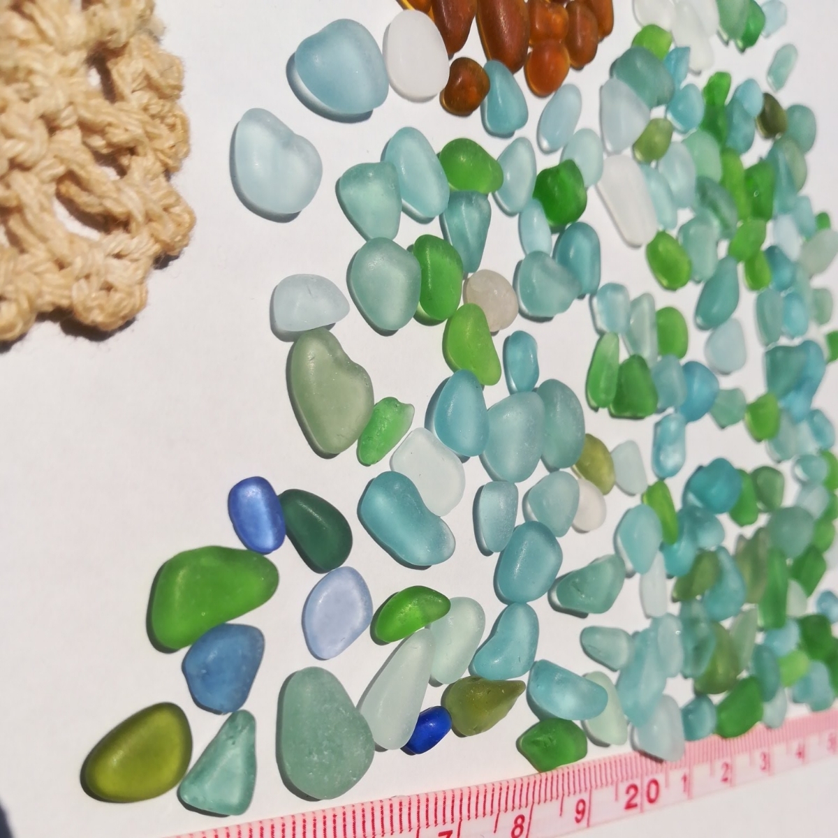 シーグラス・ビーチグラス・小さめ約１８０粒_3