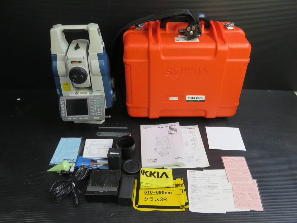 確認ページ ソキア SOKKIA トータルステーション SRX5 RC-TS3 中古 測量 建築 土木