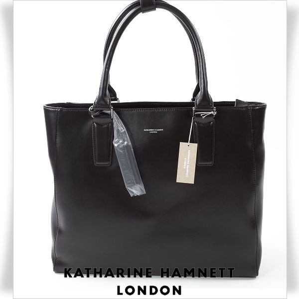 限定セール，爆買い 訳あり キャサリンハムネット KATHARINE HAMNETT LONDON 正規品本物 牛革 シュリンクレザー トートバッグ ビジネスバッグ 茶 6996(トートバッグ)｜売買されたオークション情報、yahooの商品情報をア トートバッグ