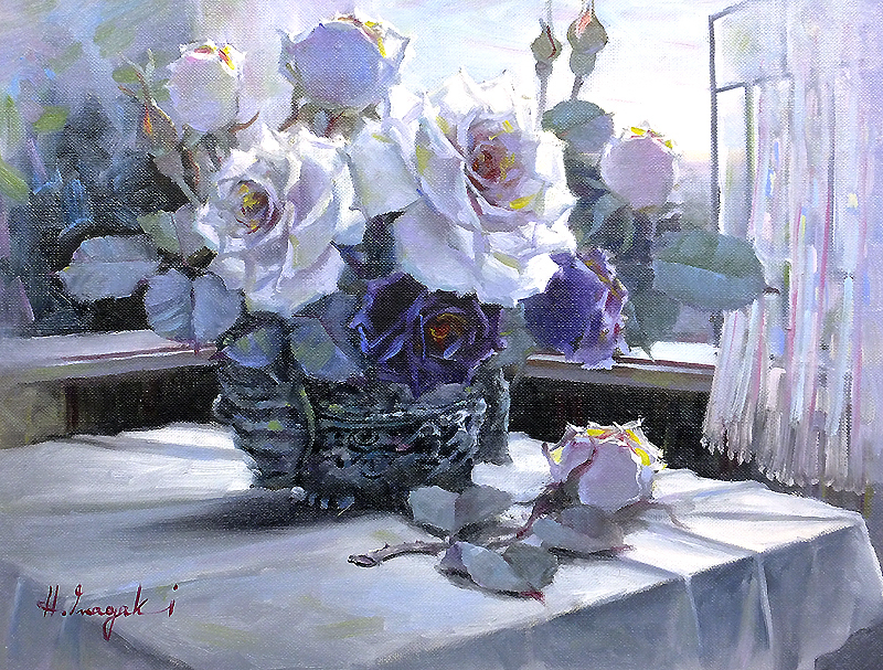 WISH】○竹尾文夫 元大潮会会員 油彩 SM「菜の花」写実名品 [真作保証