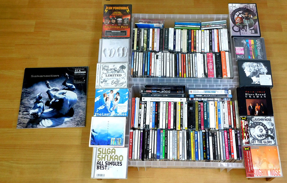 処分品 主にJ-POP/邦楽CD+DVD 約180枚まとめ売り大量セット 三代目J Soul Brothers/THE YELLOW MONKEY/スガシカオ/コブクロなど