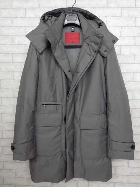 ISAIA メンズ 撥水 厚手 防風 アウトドア ダウンコート ダウン 