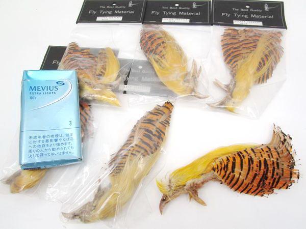 オ石e975 OFT/オフト ゴールデンフェザントネック ★6袋セット ■フライマテリアル/フライ素材