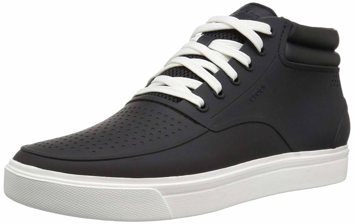 クロックス ロカ クロックス」の新スニーカー「シティレーン - crocs レディース クロックス　ミドルカットスニーカー シティレーン ロカ チャッカ メン スニーカー 204686 CitiLane Roka Chukka - Black/White 　26cm