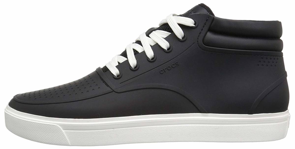 クロックス ロカ クロックス」の新スニーカー「シティレーン - crocs レディース クロックス　ミドルカットスニーカー シティレーン ロカ チャッカ メン スニーカー 204686 CitiLane Roka Chukka - Black/White 　26cm