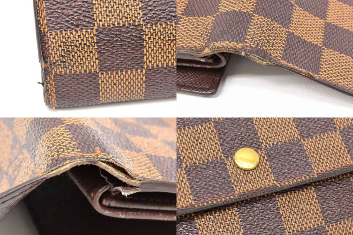 本物 LV LOUIS VUITTON ルイヴィトン N61215 ポルトトレゾール 