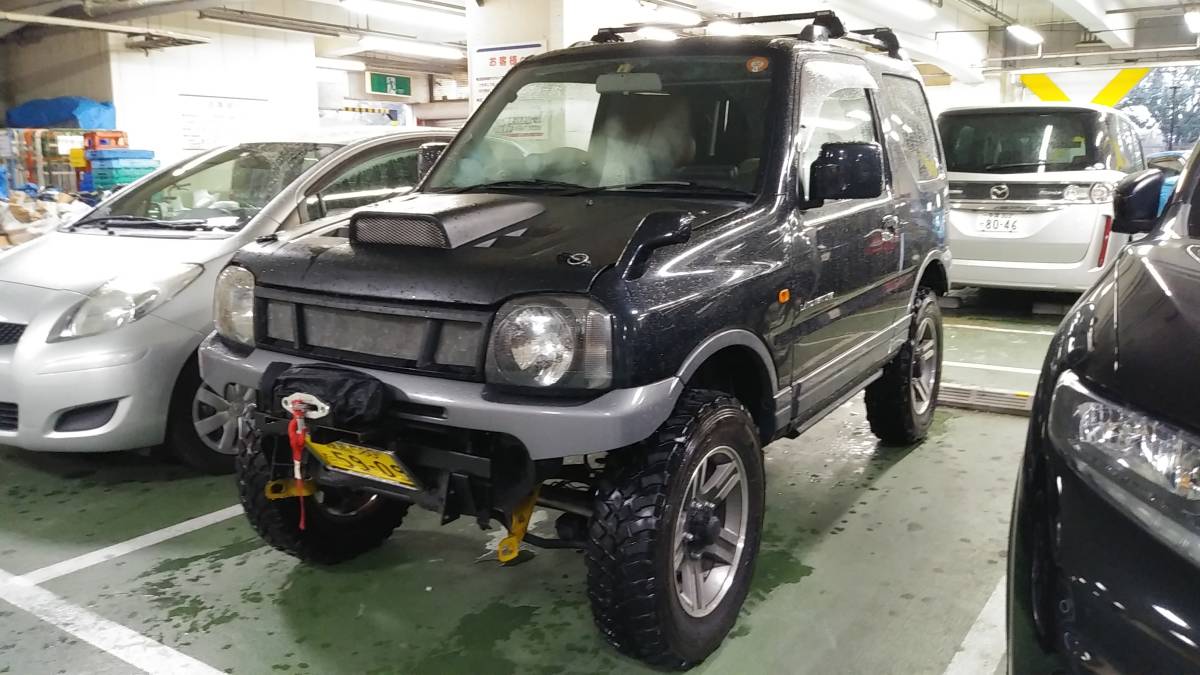 ジムニー JB23W 後期6型ランドベンチャー FRPボンネット リフトアップ 