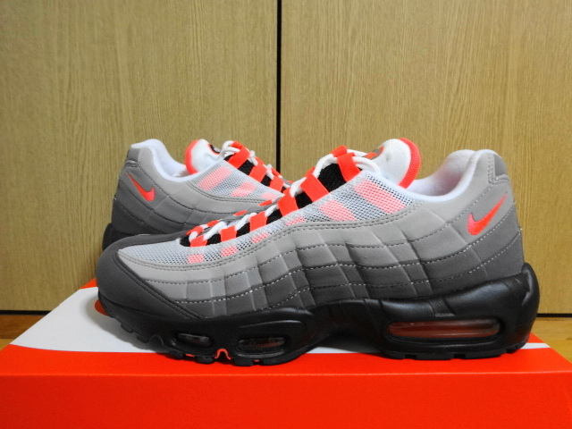 【全国無料，新品】 NIKE AIR MAX 95 OG SOLAR RED 27.5cm 日本未発売 確実正規品 ソーラーレッド AT2865-100(27.5cm)｜売買されたオークション情報、yahooの商品情報をアーカイブ公開 - オークファン 27.5cm