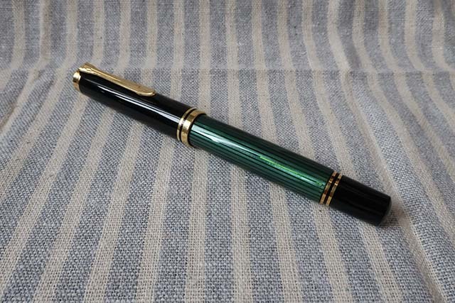 ペリカン M800 初期型 緑縞 PF刻印 ホールマーク W-GERMANY M