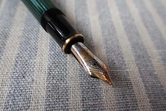 ペリカン M800 初期型 緑縞 PF刻印 ホールマーク W-GERMANY M ペリカン M800 初期型 緑縞 PF刻印 ホールマーク W-GERMANY M