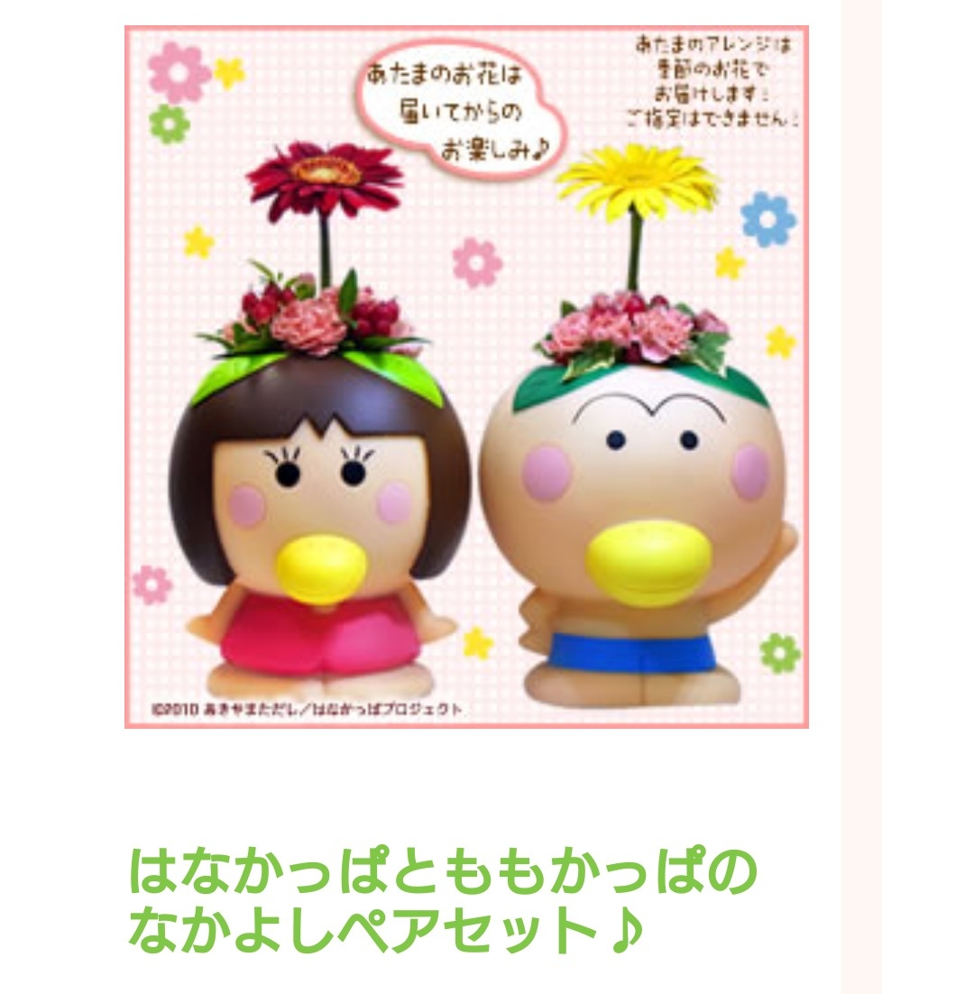 はなかっぱ&ももかっぱ コンポート 植木鉢 新品 未開封 はなかっぱとも