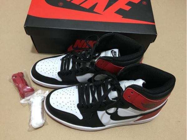【新作，新作登場】 NIKE AIR JORDAN 1 RETRO HIGH OG BLACK TOE つま黒 ナイキ ジョーダン 555088-125 日本サイズ 27ｃｍ(27.0cm)｜売買されたオークション情報、yahooの商品情報をアーカイブ公開 - オークファン 27.0cm