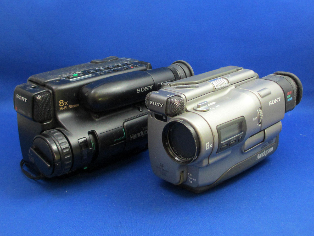 ジャンク 8ミリビデオカメラ6台まとめて SONY CCD-TR1 CCD-TR75 DCR 